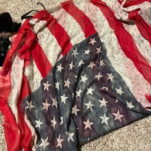 USA blanket scarf